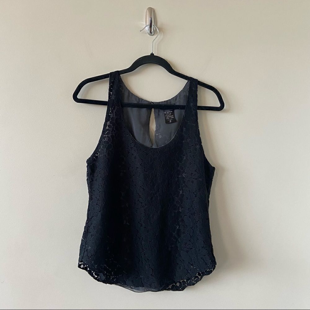 ARITZIA “Talula” Betty Lace Black Tank Top (Small) - Picture 2 of 10